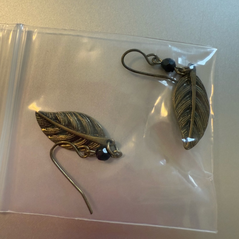 Elegant Leaf Design Earrings